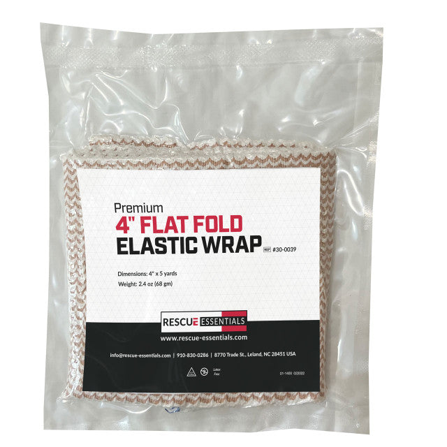 Rescue Essentials-Premium Elastic Wrap, 5 Yds Flat Folded-MedTech-2